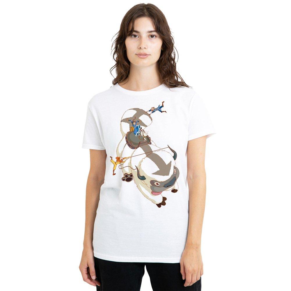 White - Other - Avatar The Last Airbender Hang On Appa Ladies T Sh - 1