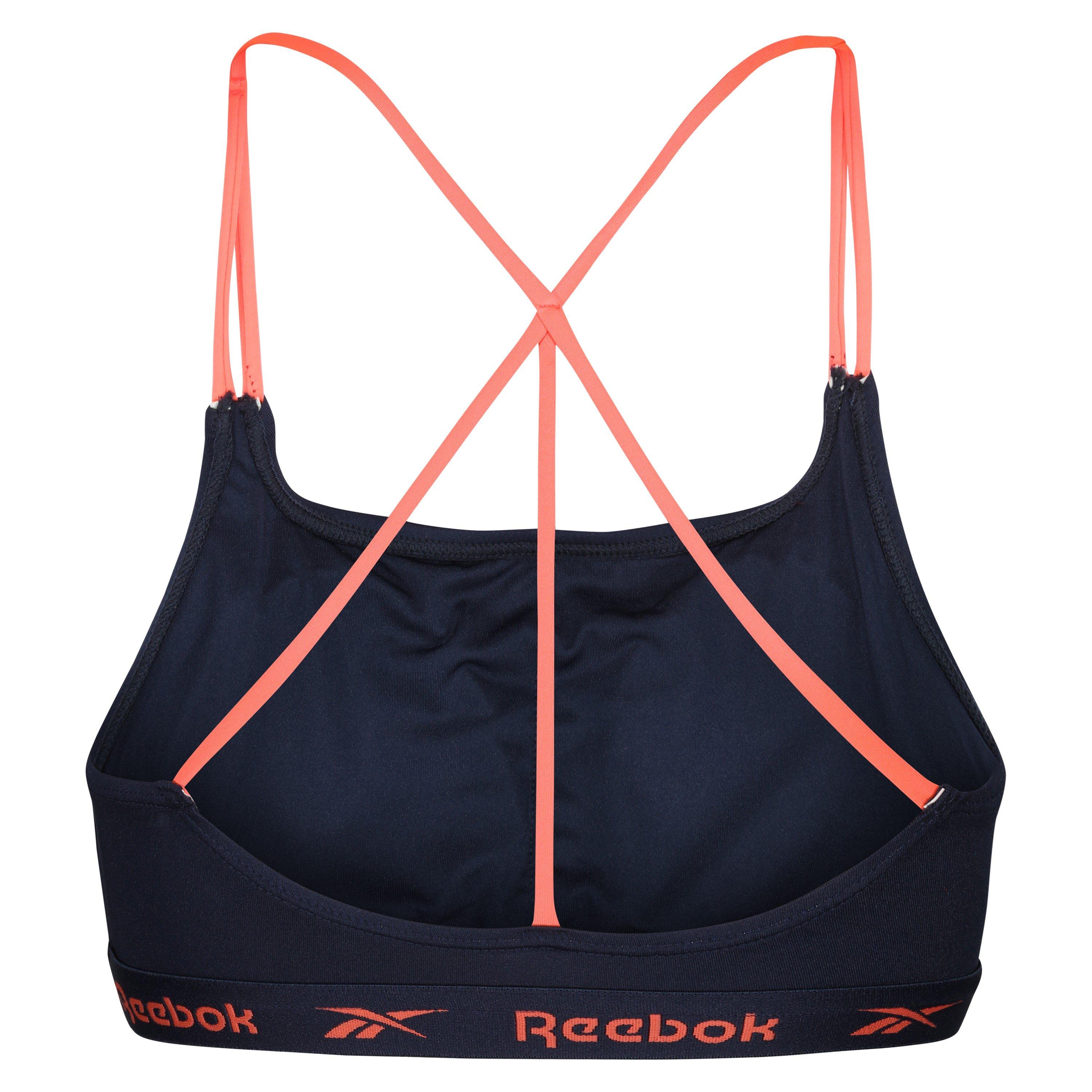 Mornarsko narančasto - Reebok - Women's Low Impact Sports Bra - 2
