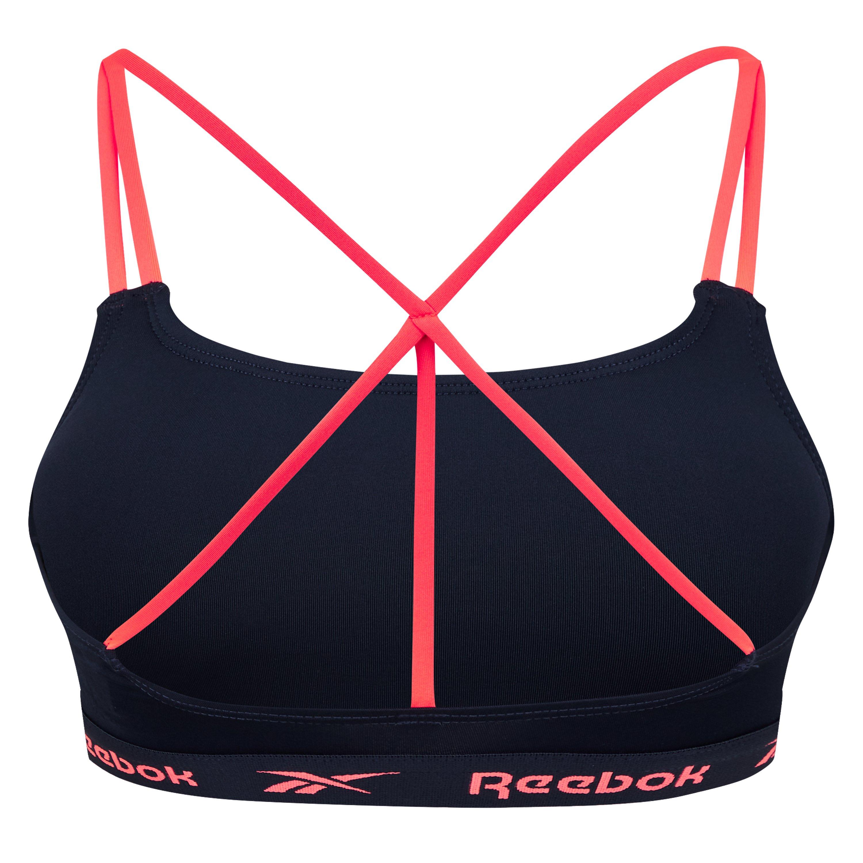 Mornarsko narančasto - Reebok - Women's Low Impact Sports Bra - 3