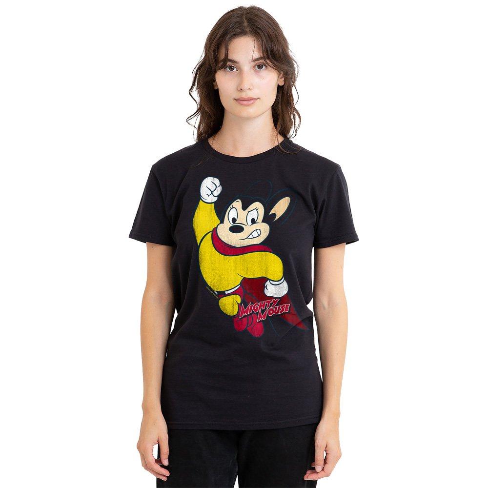 Black - Other - Mighty Mouse Classic Hero Ladies T Shirt Black - 1