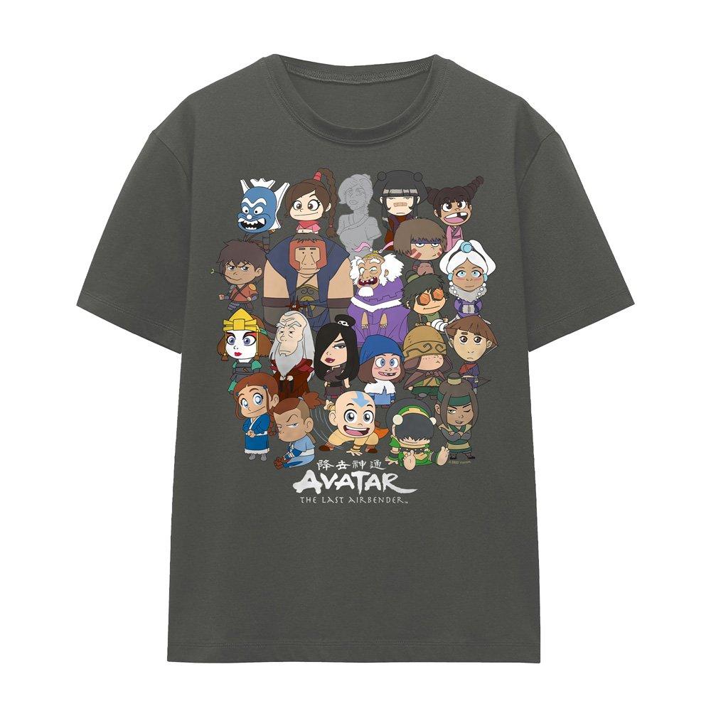 Charcoal - Other - Avatar The Last Airbender Chibi Group Ladies T Shi - 4