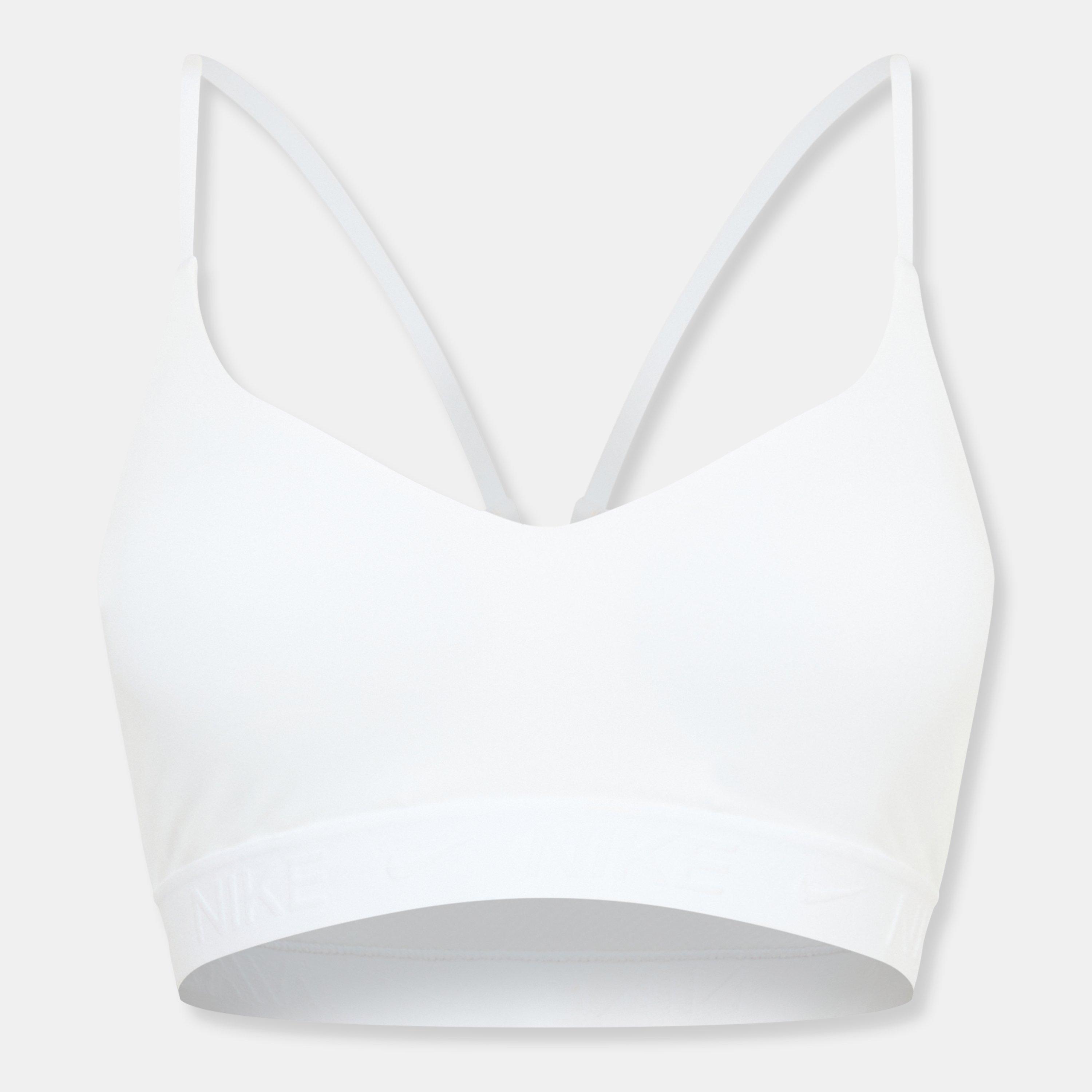 Nike Indy Light Support Women's Padded Sports Bra - White - Size 16 (XL)