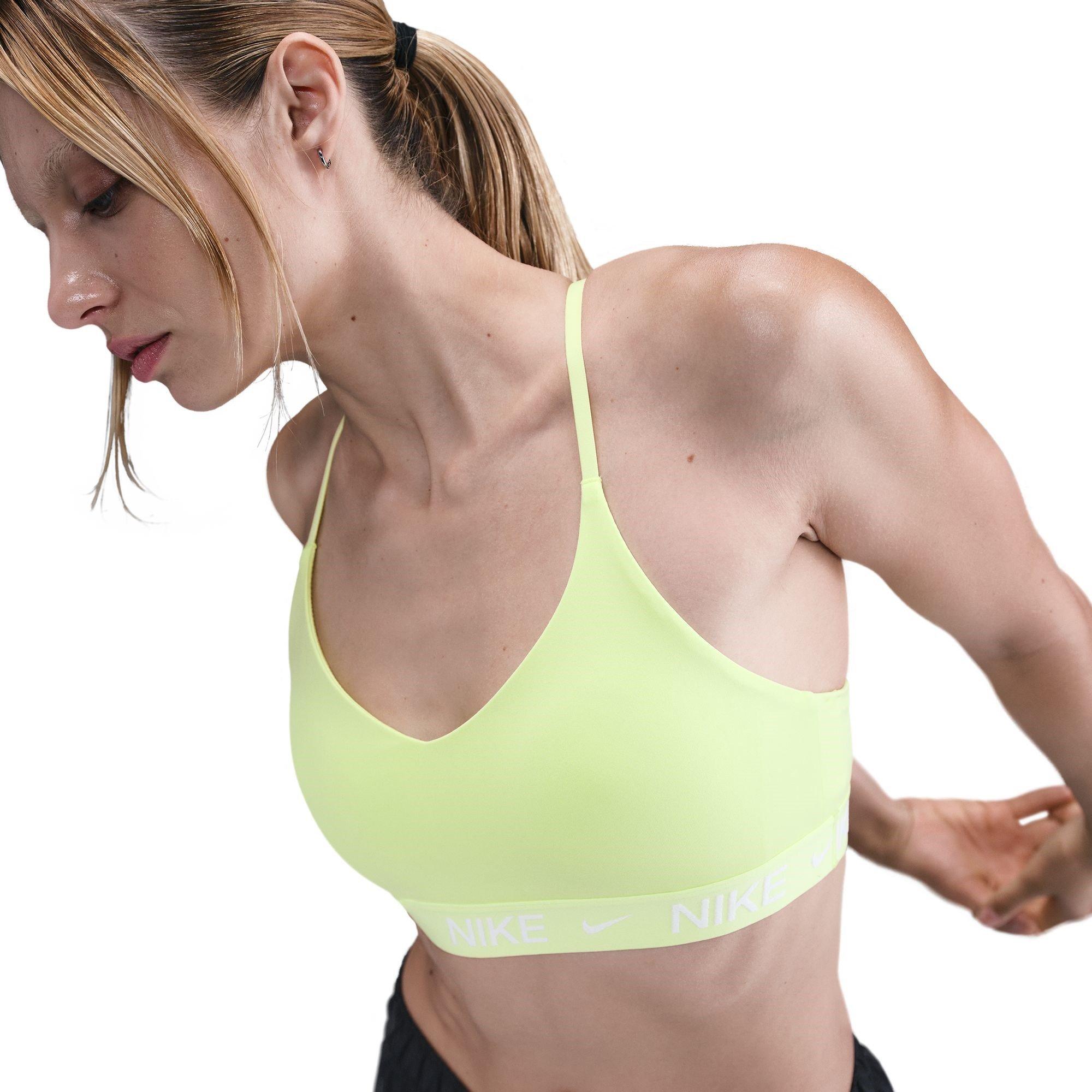 Nike Indy Light Support Women's Padded Sports Bra In Lemon