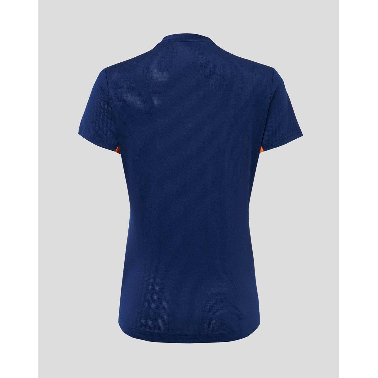 Navy/Orange - Castore - Women's Short-Sleeve Performance T-Shirt - 2