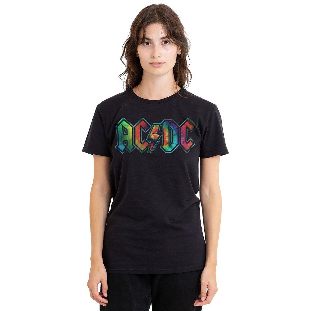 Black - ACDC - AC DC Tie Dye Logo T-Shirt Black - 1