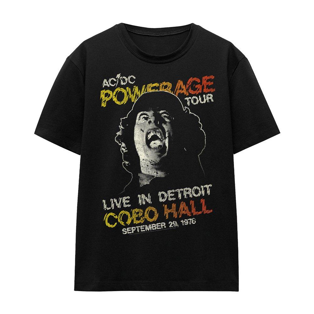 Black - ACDC - AC DC Powerage Tour T-Shirt Black - 4