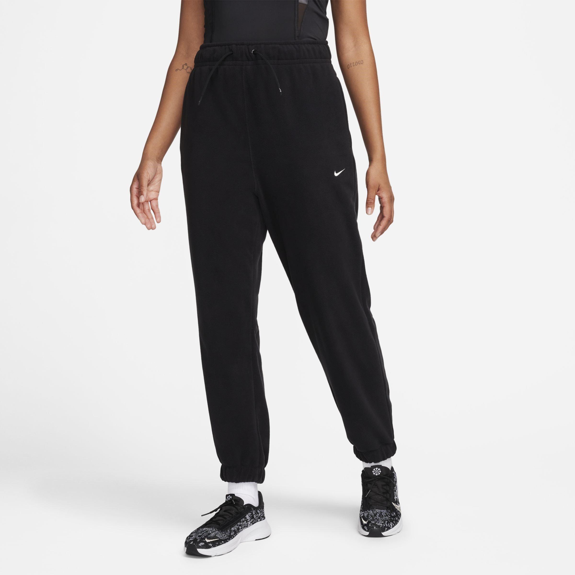 NOIR/IVOIRE PALE - Nike - Therma-FIT One Women's Loose Fleece Pants - 1