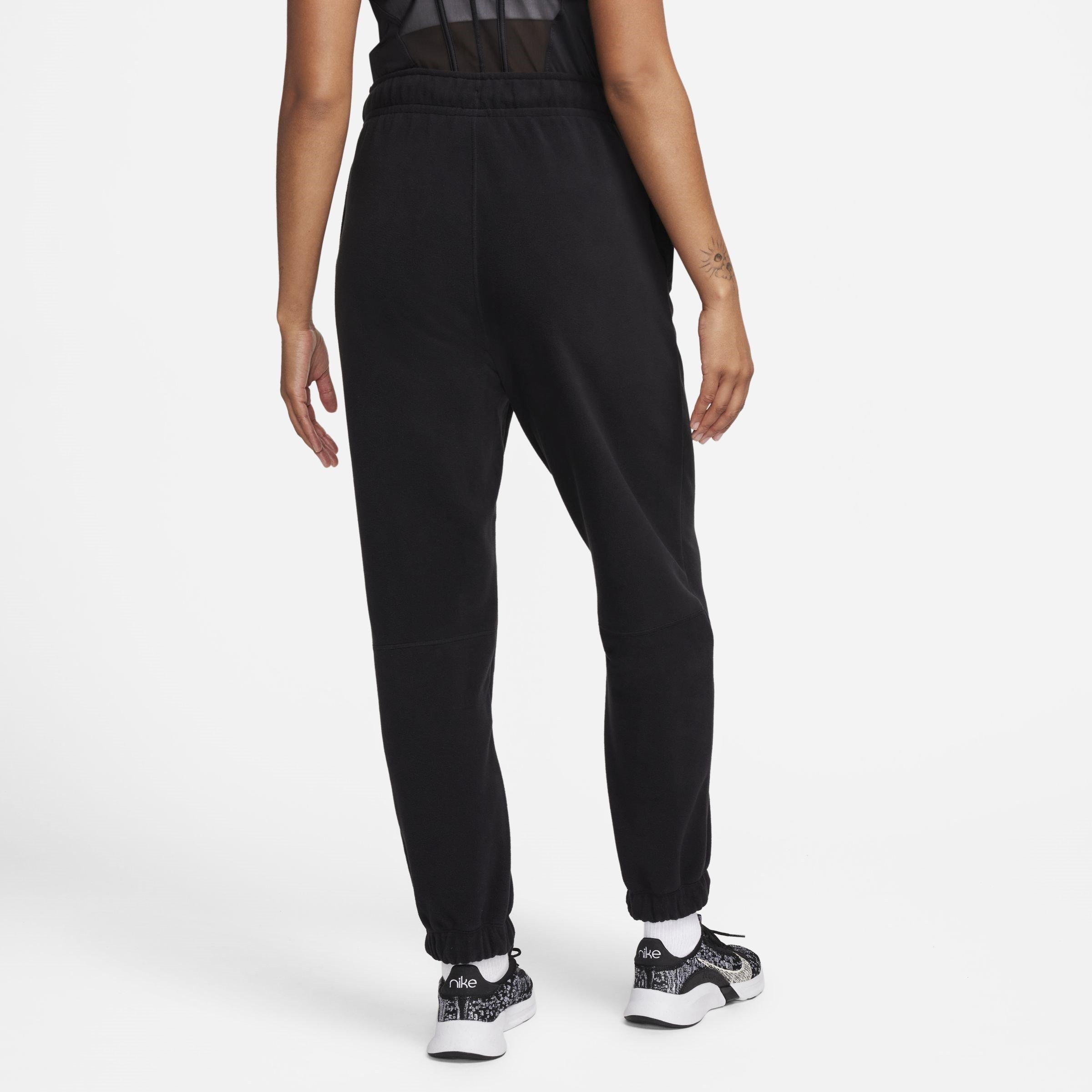 NOIR/IVOIRE PALE - Nike - Therma-FIT One Women's Loose Fleece Pants - 2