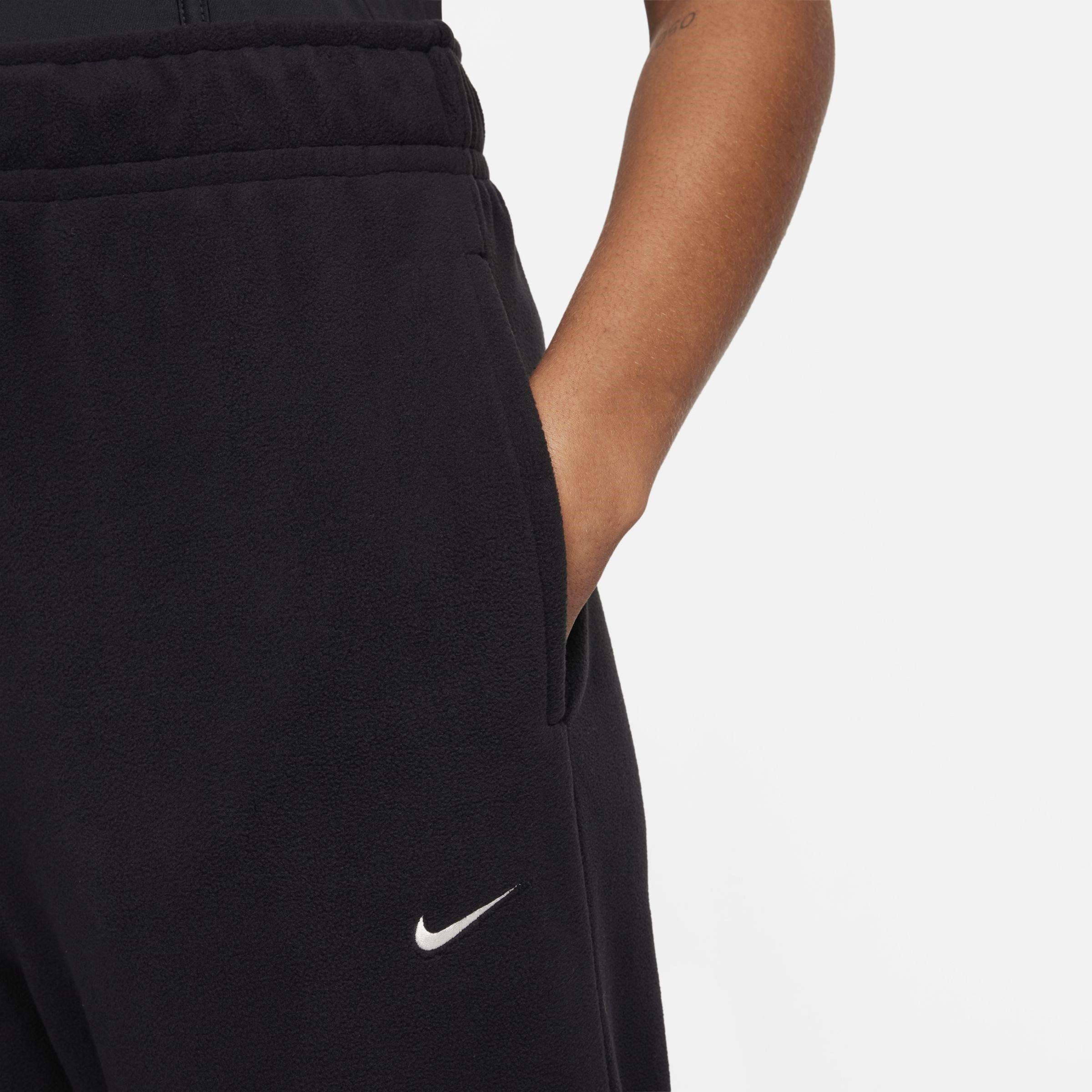 NOIR/IVOIRE PALE - Nike - Therma-FIT One Women's Loose Fleece Pants - 3