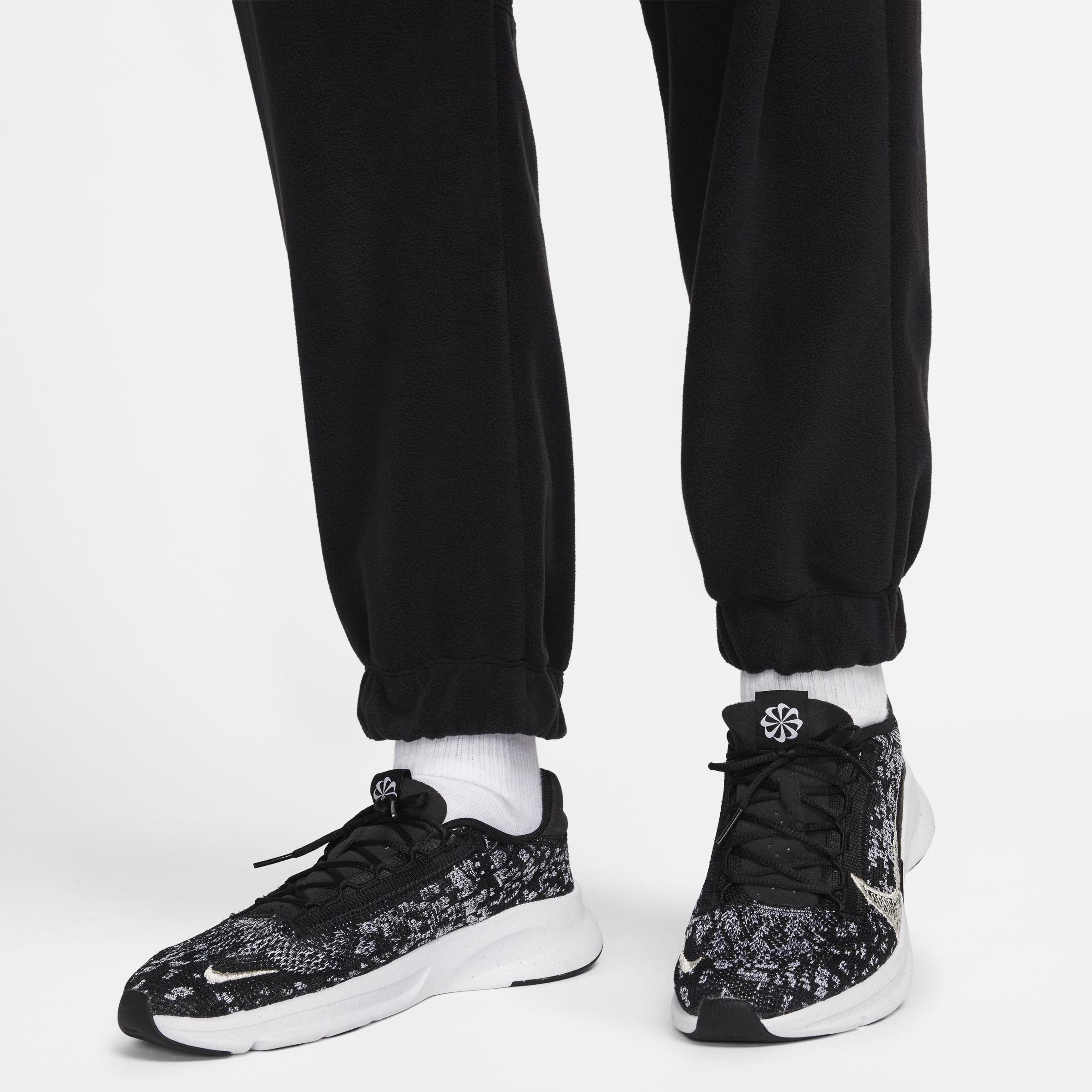 NOIR/IVOIRE PALE - Nike - Therma-FIT One Women's Loose Fleece Pants - 4