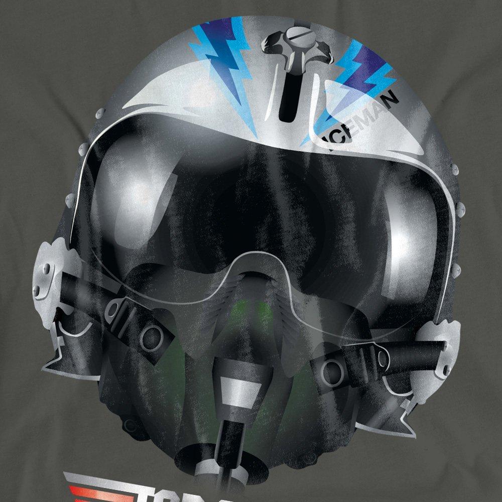 Charcoal - Top Gun - Top Gun Iceman Helmet T-Shirt Charcoal - 2