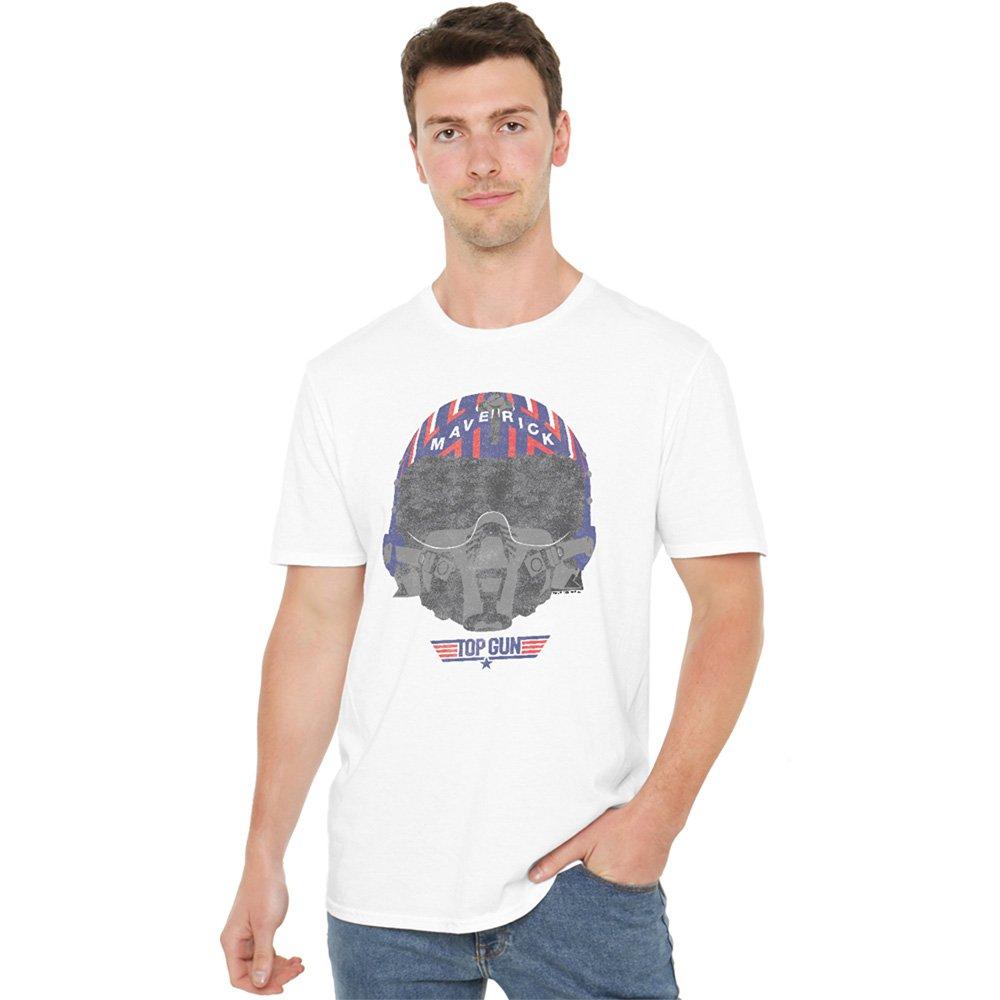 White - Top Gun - Paramount Top Gun Helmet Unisex T Shirt White - 1