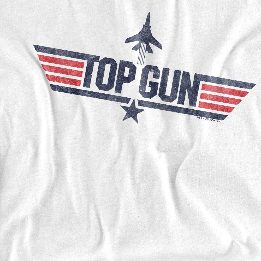 White - Top Gun - Paramount Top Gun Logo  White S S WomenS Tee - 2