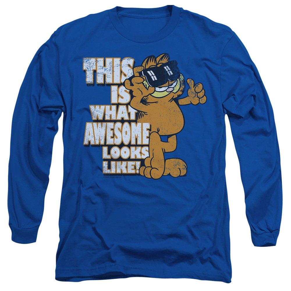 Royal - Garfield - Garfield Awesome Long Sleeve T-Shirt Royal - 1