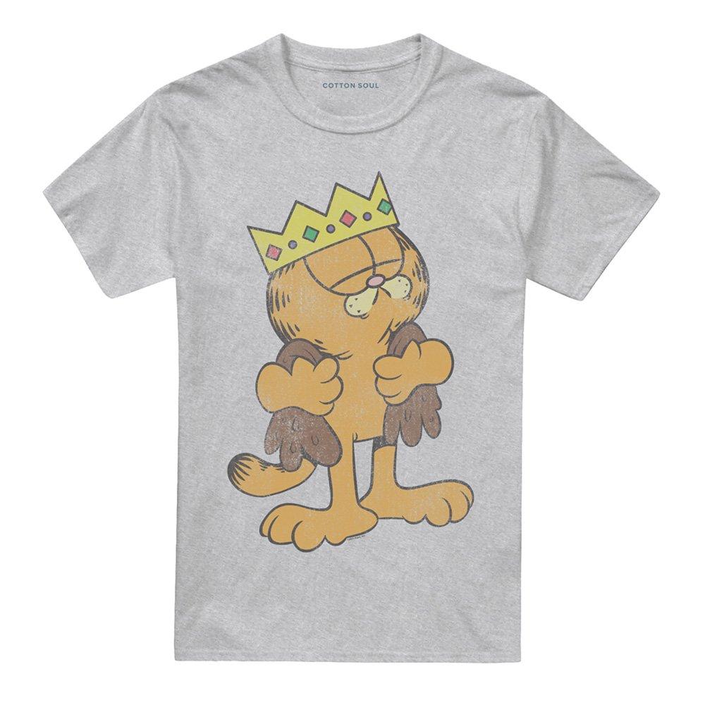 Light Grey - Garfield - Garfield King Garfield T Shirt Athletic Heather - 4