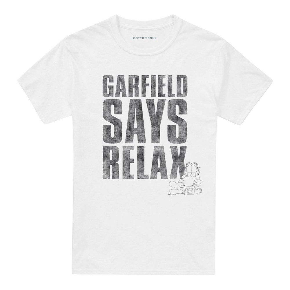 White - Garfield - Garfield Relax Unisex T Shirt White - 4