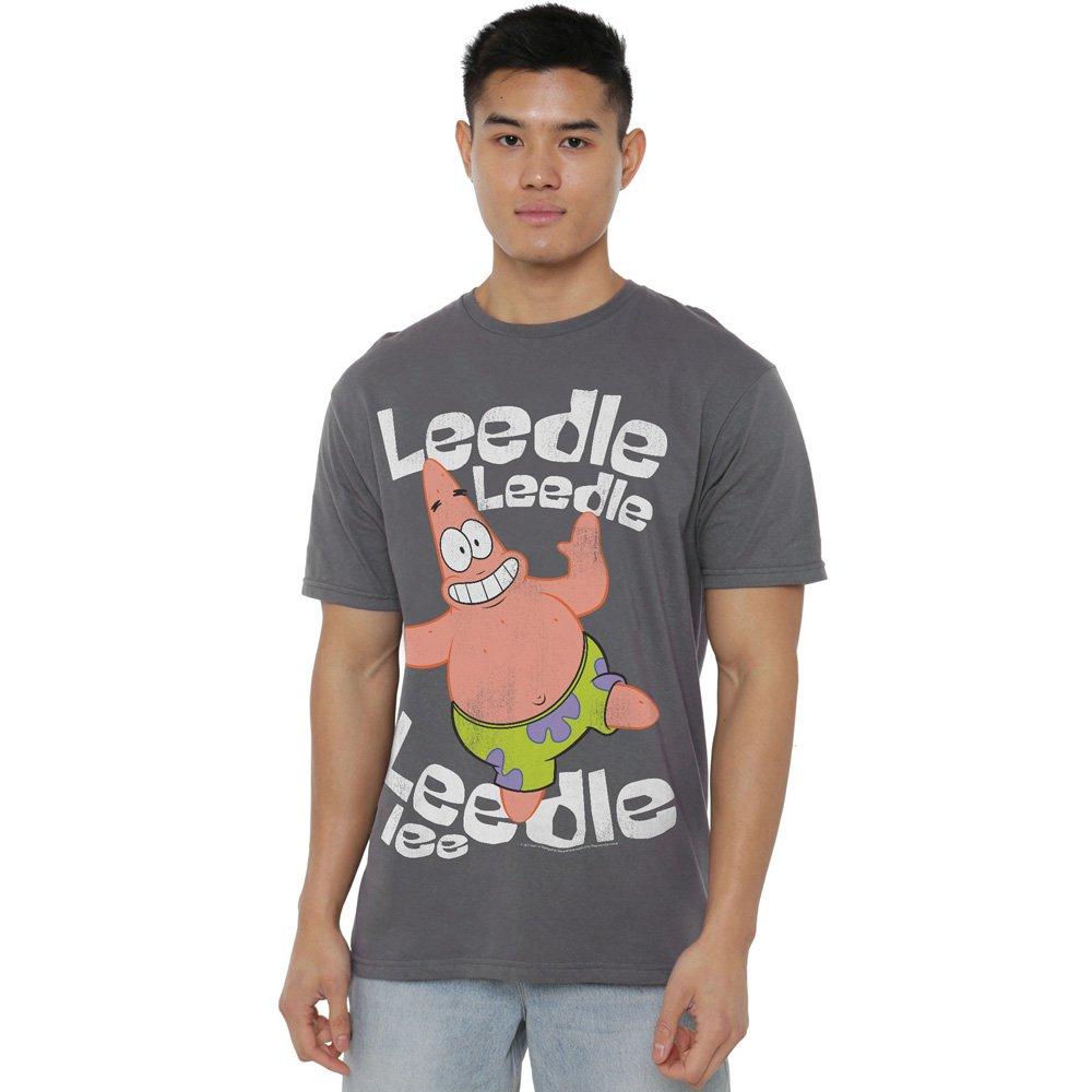 Charcoal - Spongebob - Spongebob Singing Patrick T-Shirt Charcoal - 1