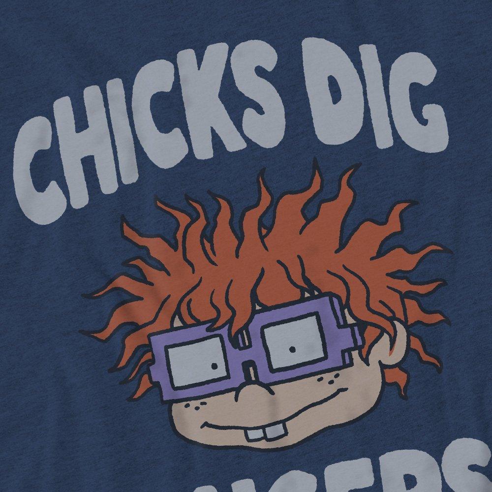 Navy - Nickelodeon - Rugrats Chicks Dig Gingers-Uk Heather Navy - 2
