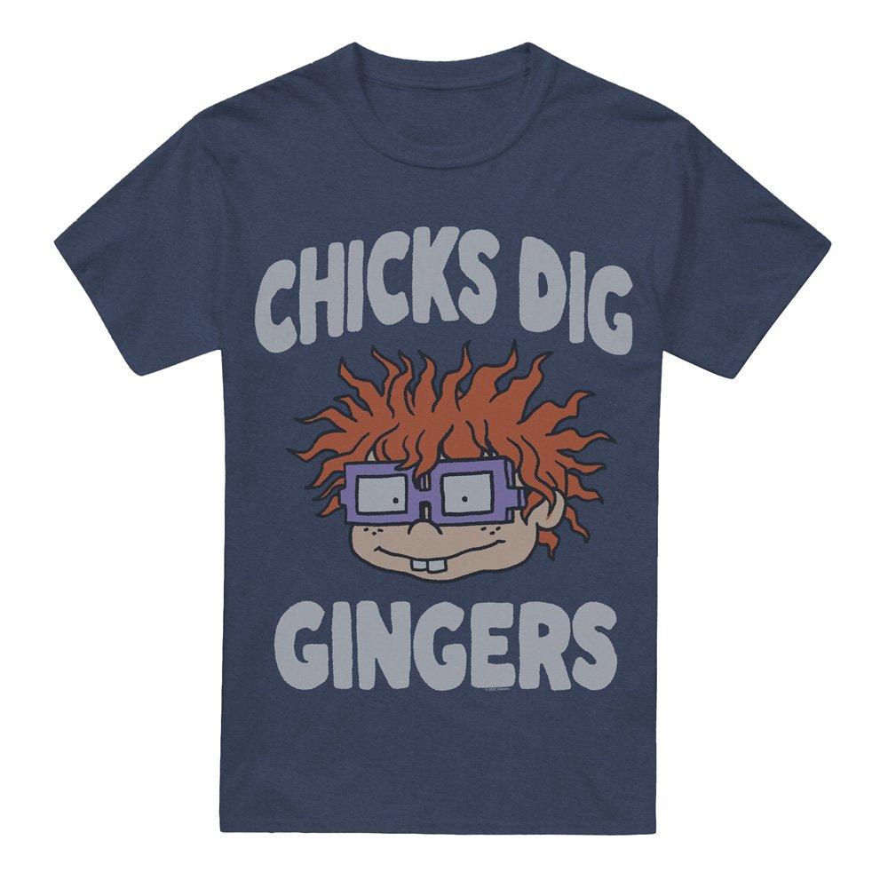 Navy - Nickelodeon - Rugrats Chicks Dig Gingers-Uk Heather Navy - 4