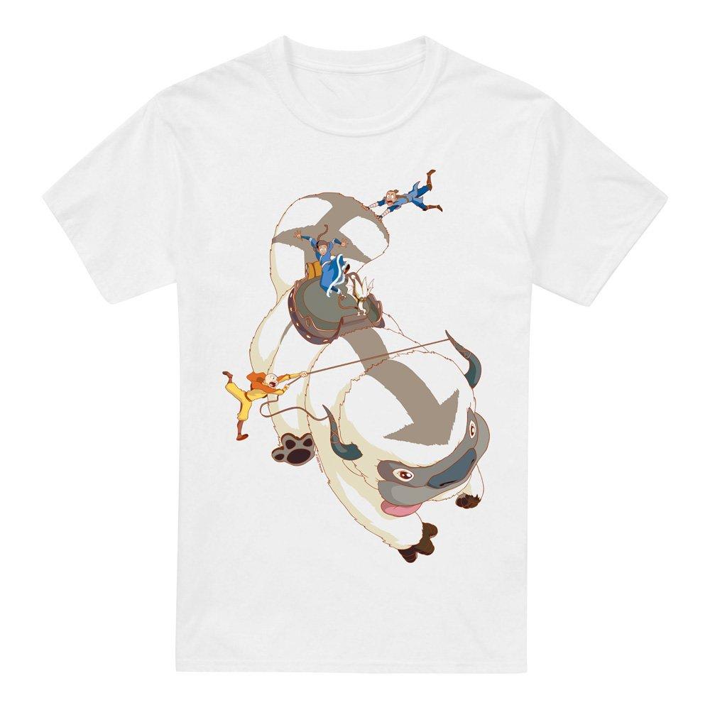 White - Nickelodeon - Avatar The Last Airbender Hang On Appa T-Shirt Wh - 4