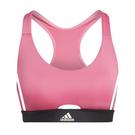 Rose - adidas - Medium Support Powerreact Sports Bra Womens - 1