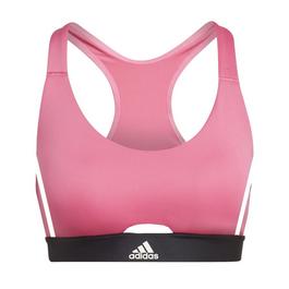 adidas Workout Ready Camo Print Bra Womens Medium Impact Sports