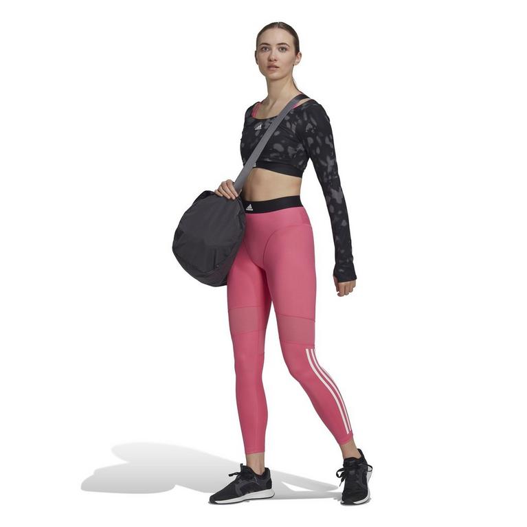 Rose - adidas - Medium Support Powerreact Sports Bra Womens - 8