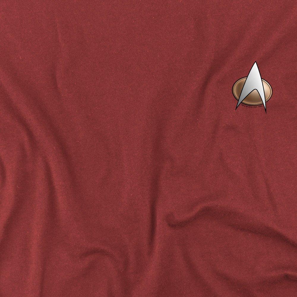 Red - Star Trek - Star Trek TNG Command Emblem T Shirt Cardinal - 2