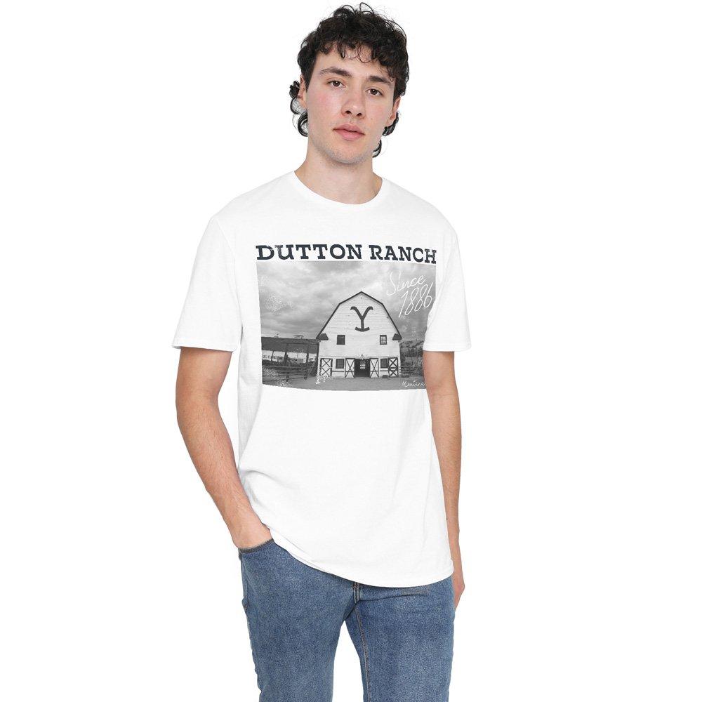 Other Yellowstone Dutton Barn Unisex T Shirt White