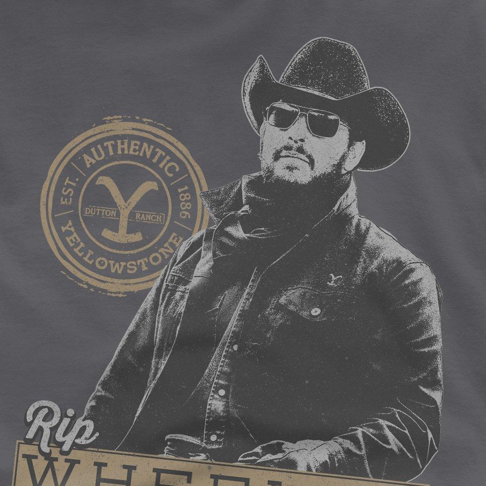 Charcoal - Other - Yellowstone Rip Wheeler Unisex Adult T Shirt Char - 2