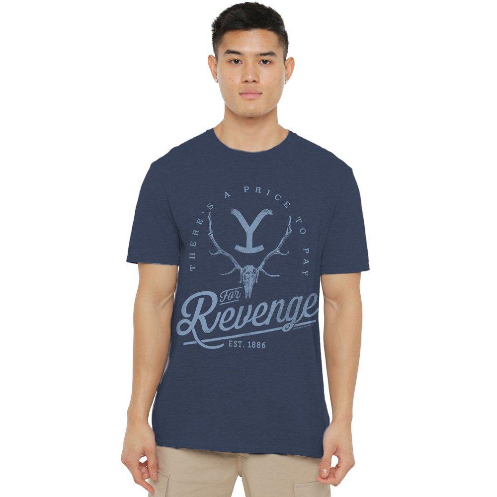 Navy - Other - Yellowstone Revenge Skull-Adult Heather Navy - 1