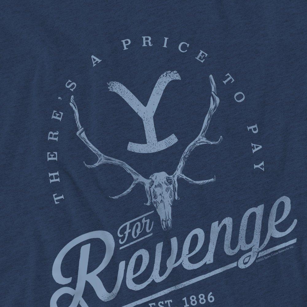 Navy - Other - Yellowstone Revenge Skull-Adult Heather Navy - 2