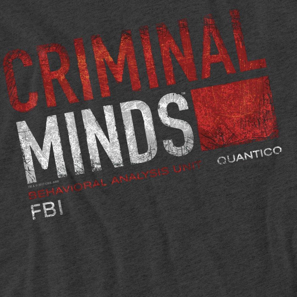 Charcoal - Other - Criminal Minds Title Card T-Shirt Charcoal - 2