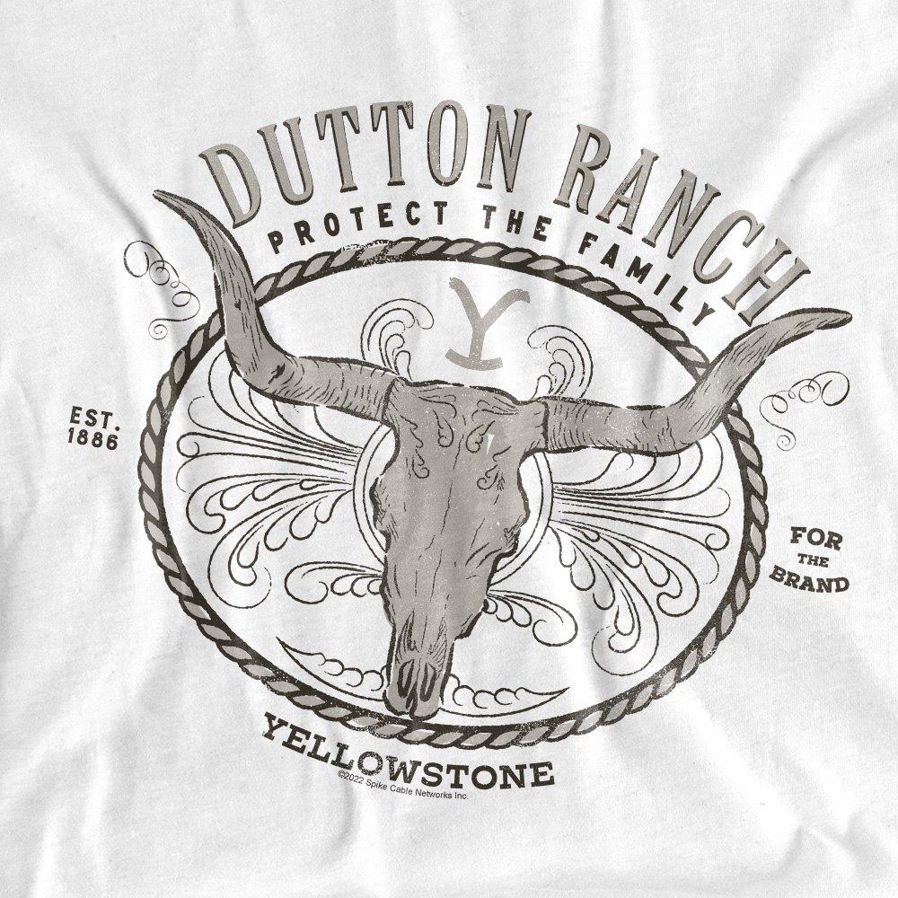 White - Other - Yellowstone Dutton Ranch Mens Long Sleeve T Shirt - 2