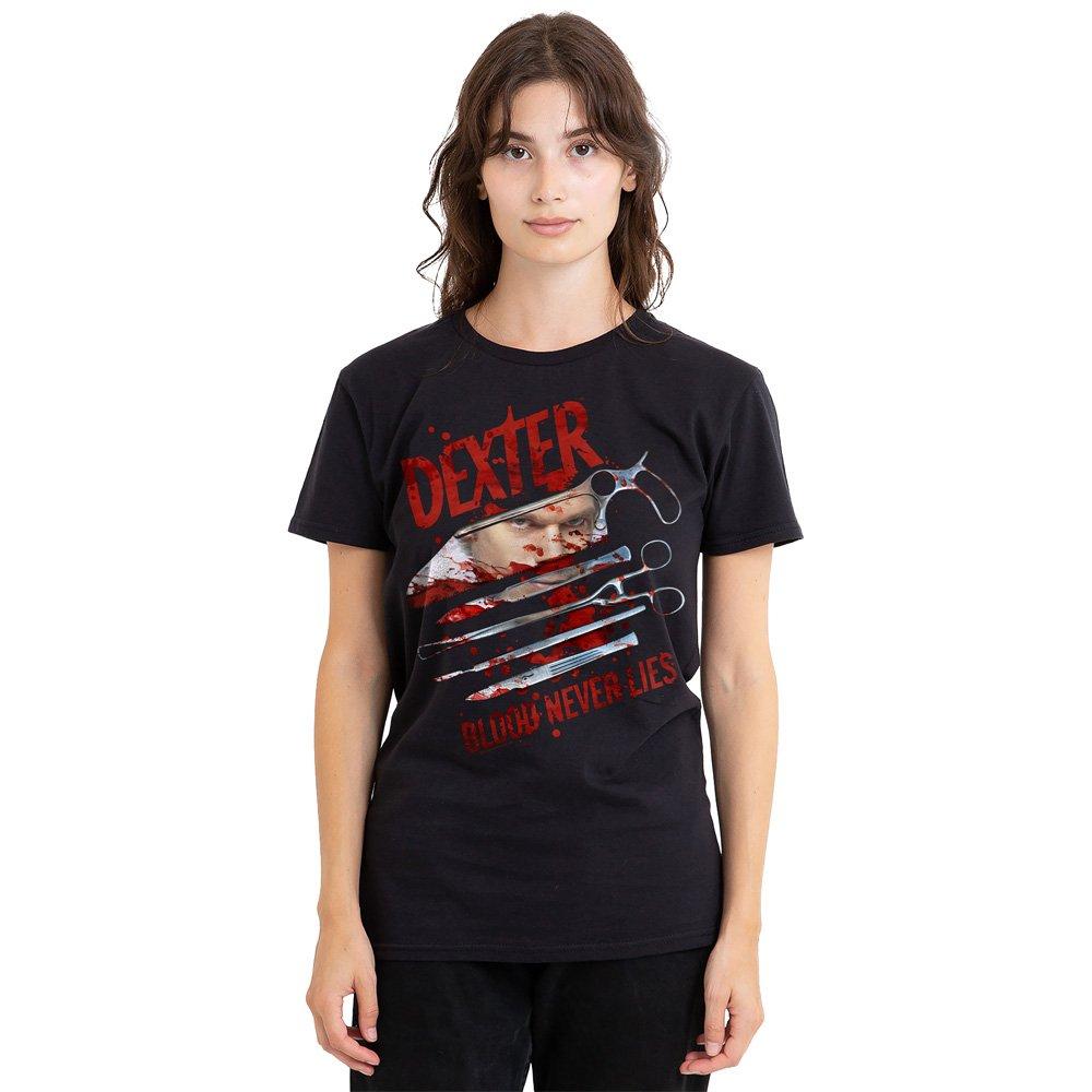 Other Dexter Blood Never Lies Ladies T Shirt Black