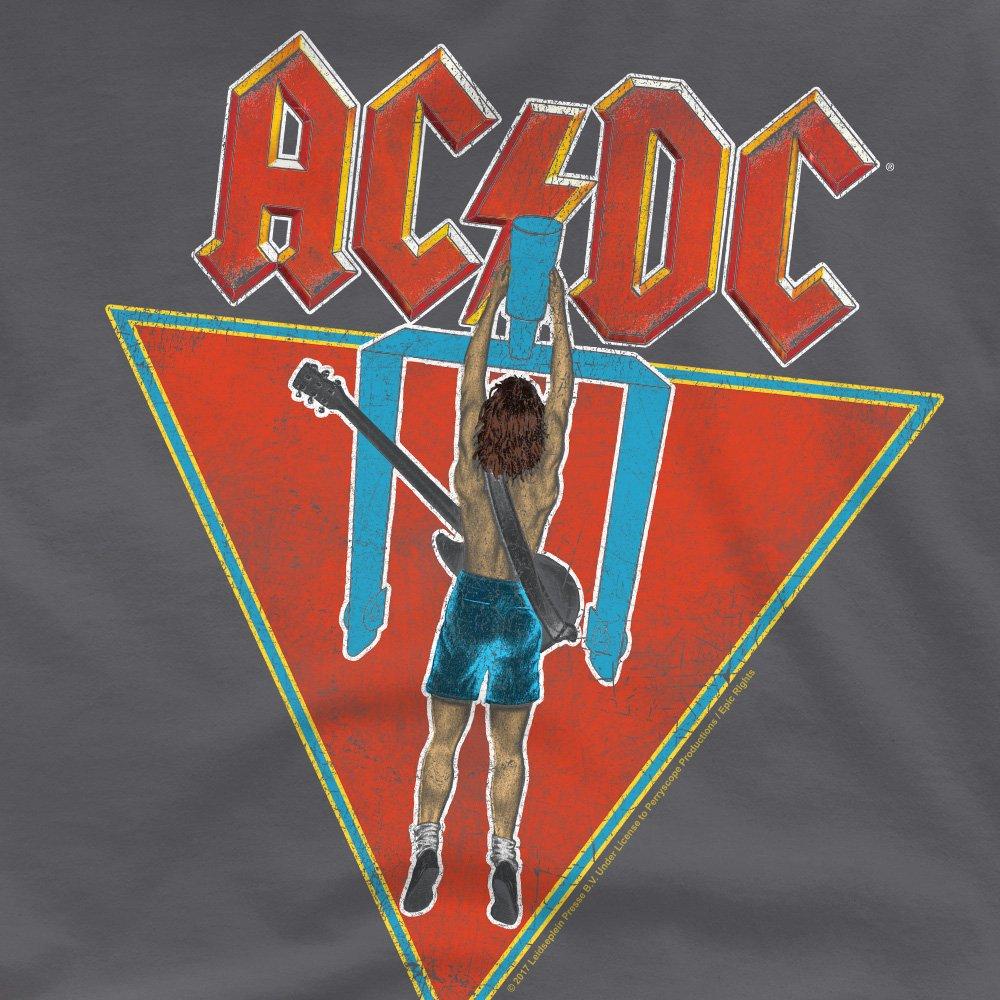 Charcoal - ACDC - AC DC Flick Of The Switch Unisex T Shirt Charcoal - 2