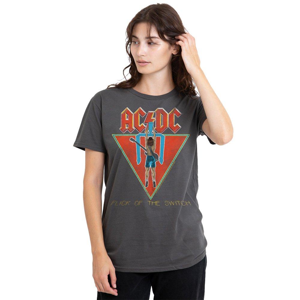 ACDC Flick Of The Switch T-Shirt Charcoal