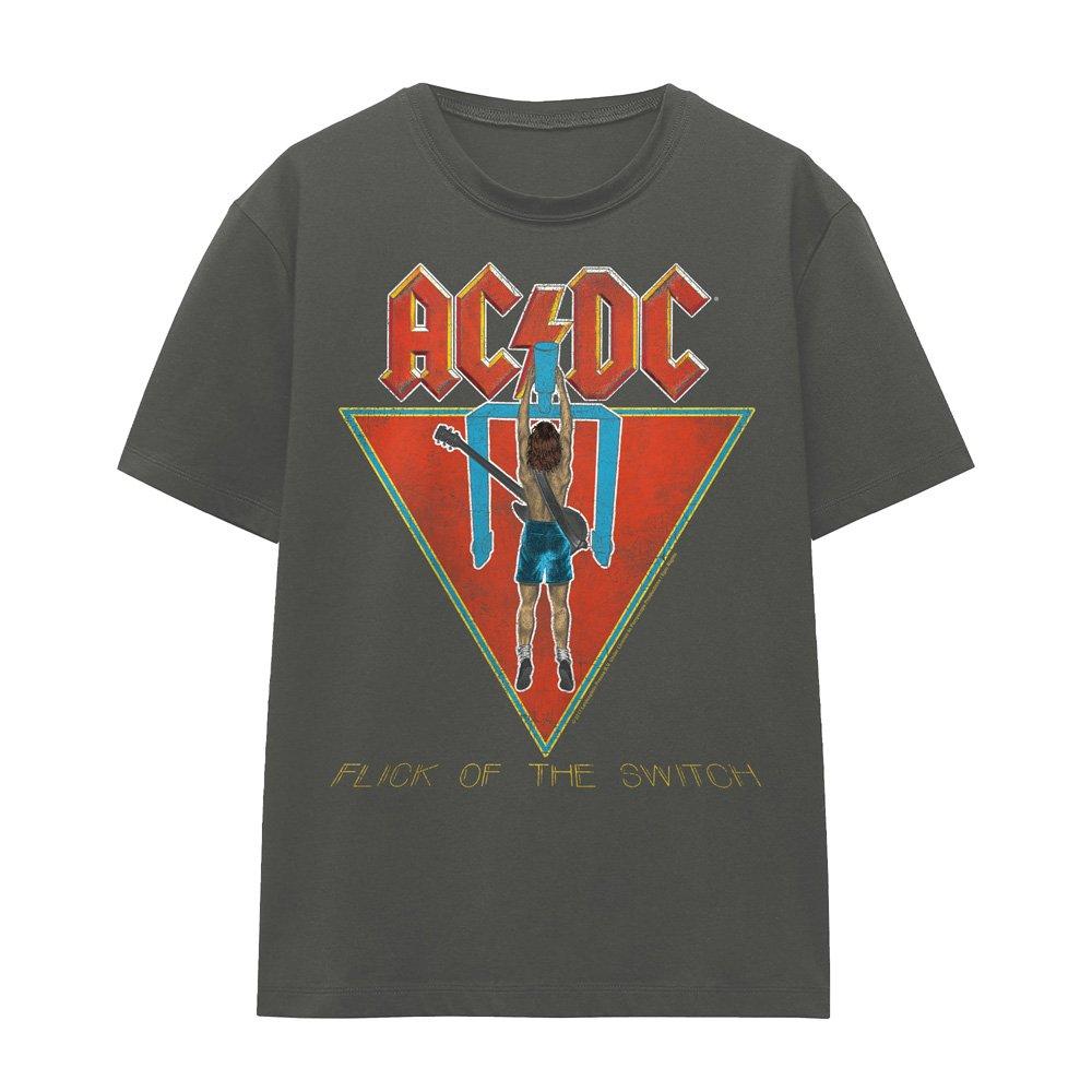 Charcoal - ACDC - Flick Of The Switch T-Shirt Charcoal - 4