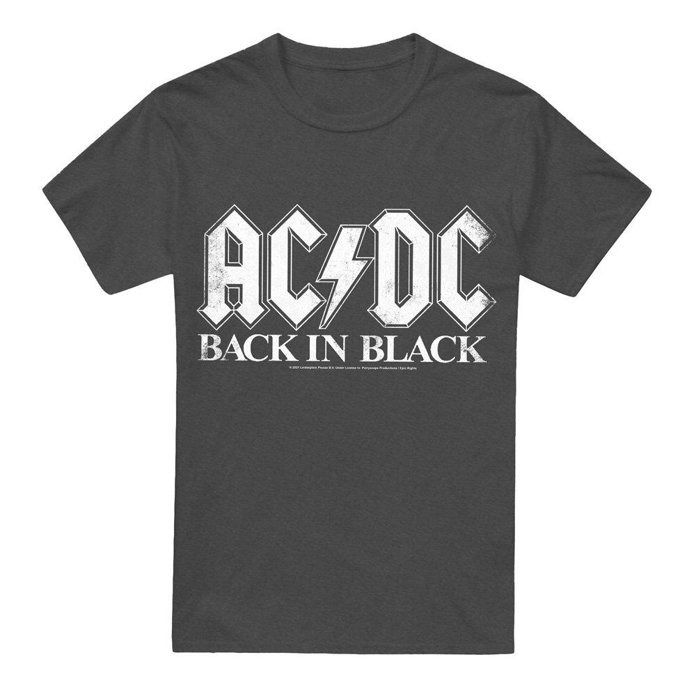 Charcoal - ACDC - AC DC Back In  Charcoal T-Shirt Charcoal - 4
