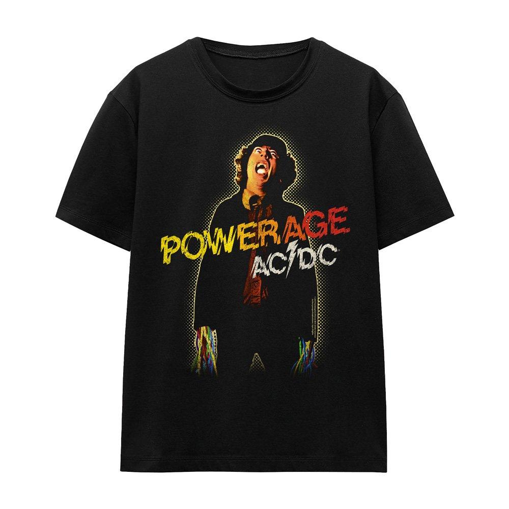 Black - ACDC - AC DC Powerage Ladies T Shirt Black - 4