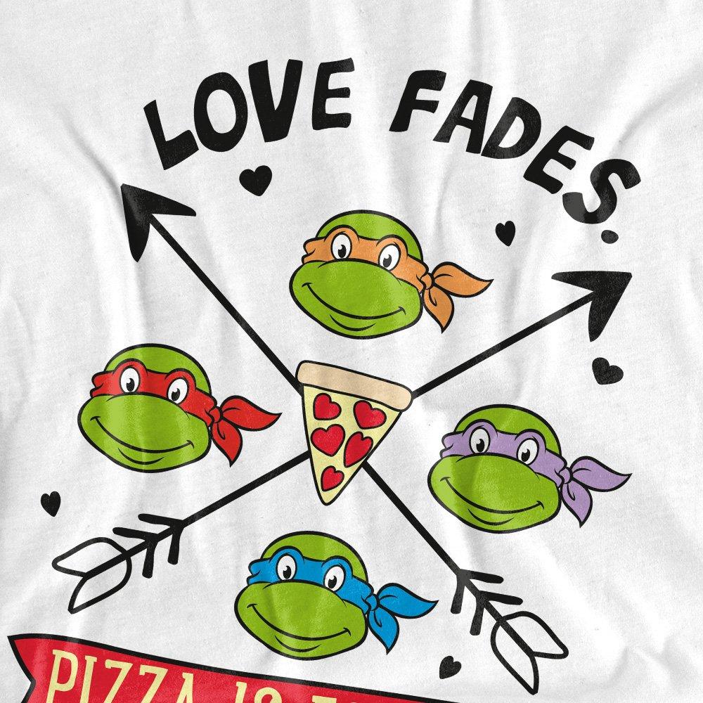 White - Teenage Mutant Ninja Turtles - Tmnt Pizza Is Forever T-Shirt White - 2