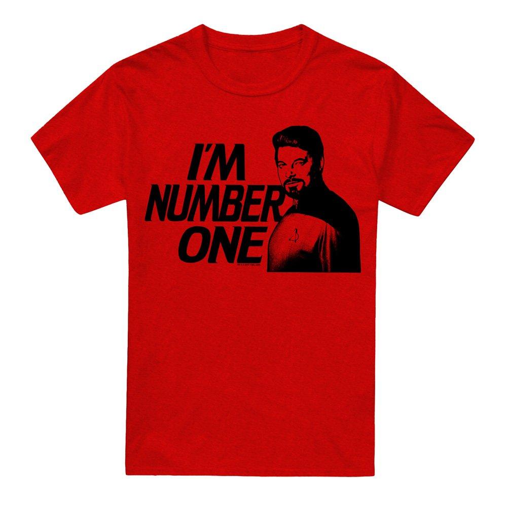 Red - Star Trek - Star Trek Im Number One Adult Heather Red - 4