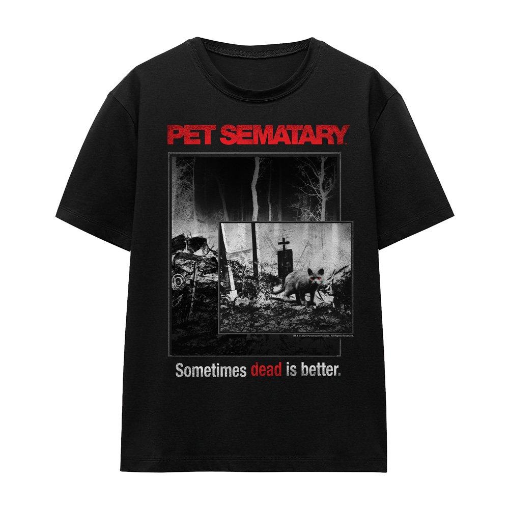Black - Other - Pet Sematary Cat Poster T-Shirt Black - 4