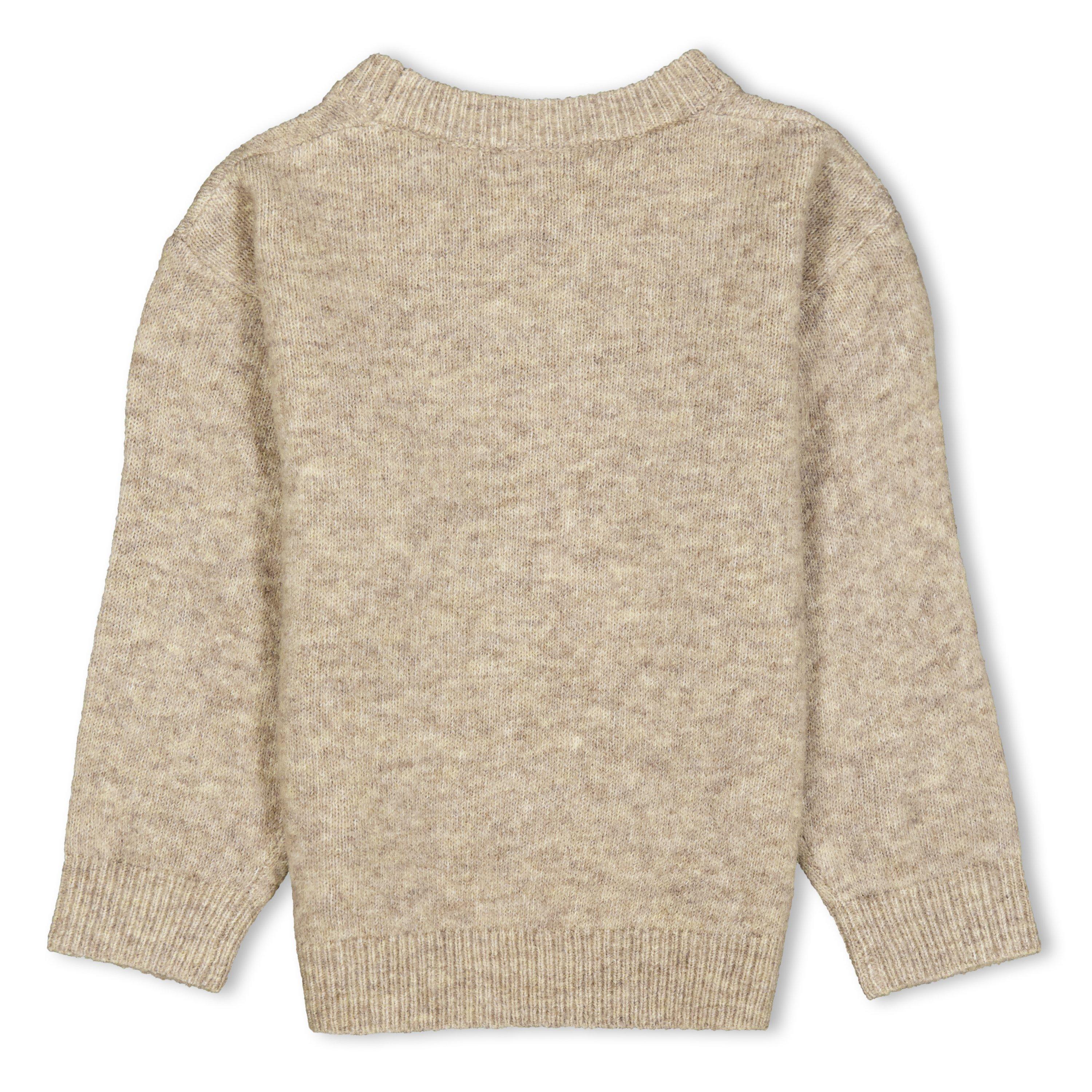 Beige - The Couture Club - Couture Fluffy Crew Jn64 - 2