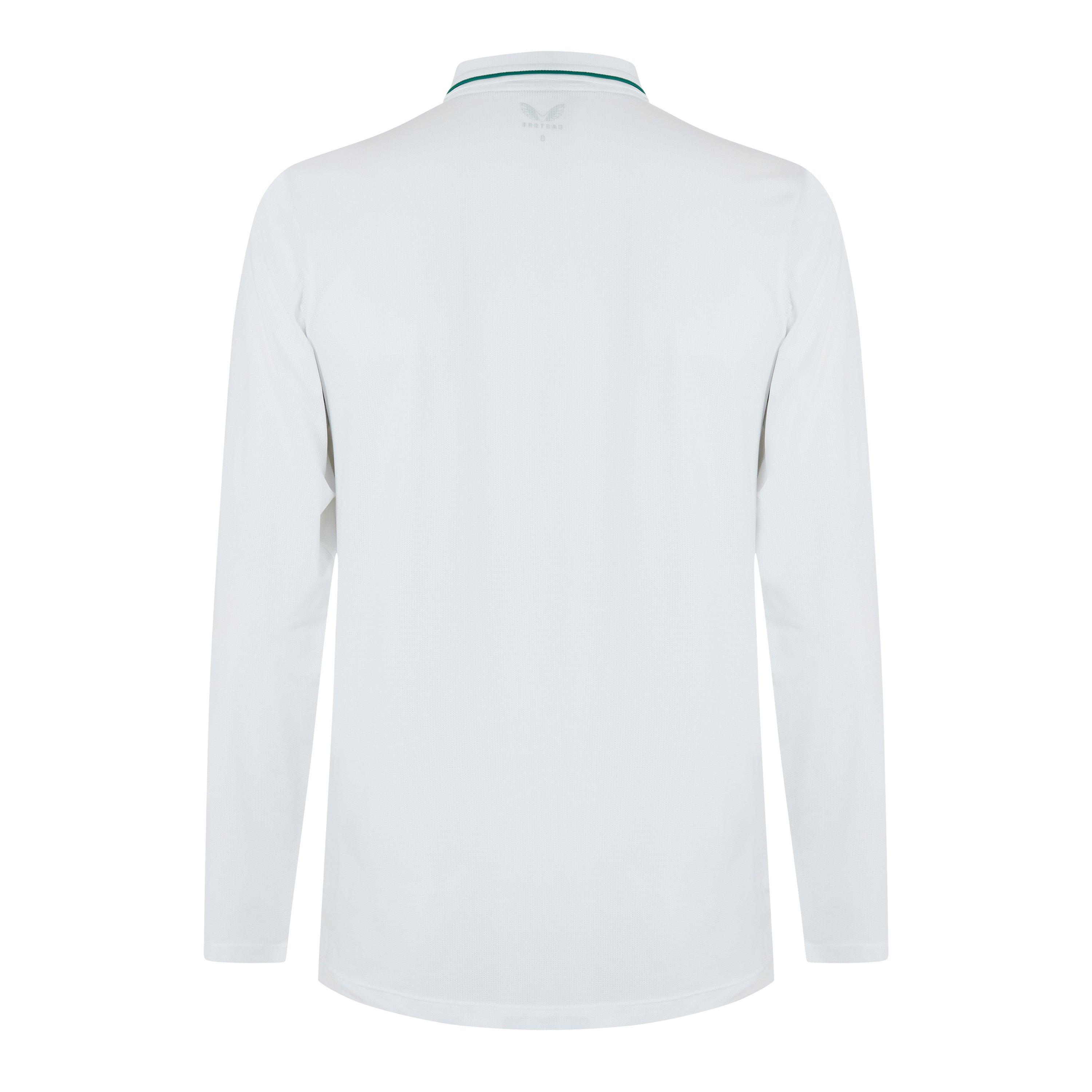 Wit - Castore - Long-Sleeve Cricket Polo Shirt - 2