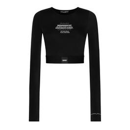 Dolce and Gabbana Dg Vib3 Long Sleeved Stretch Jersey Top