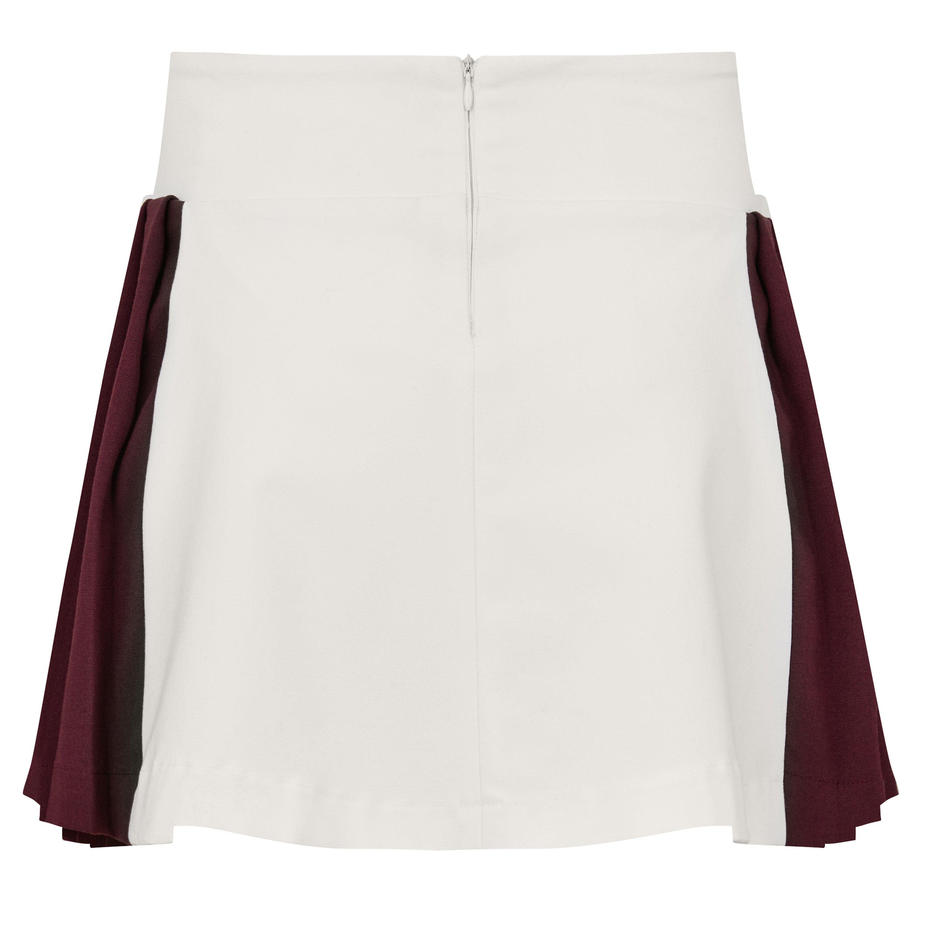 White/Burgundy - Slazenger - Off-Court Women’s Afterplay Twill Skort - 2