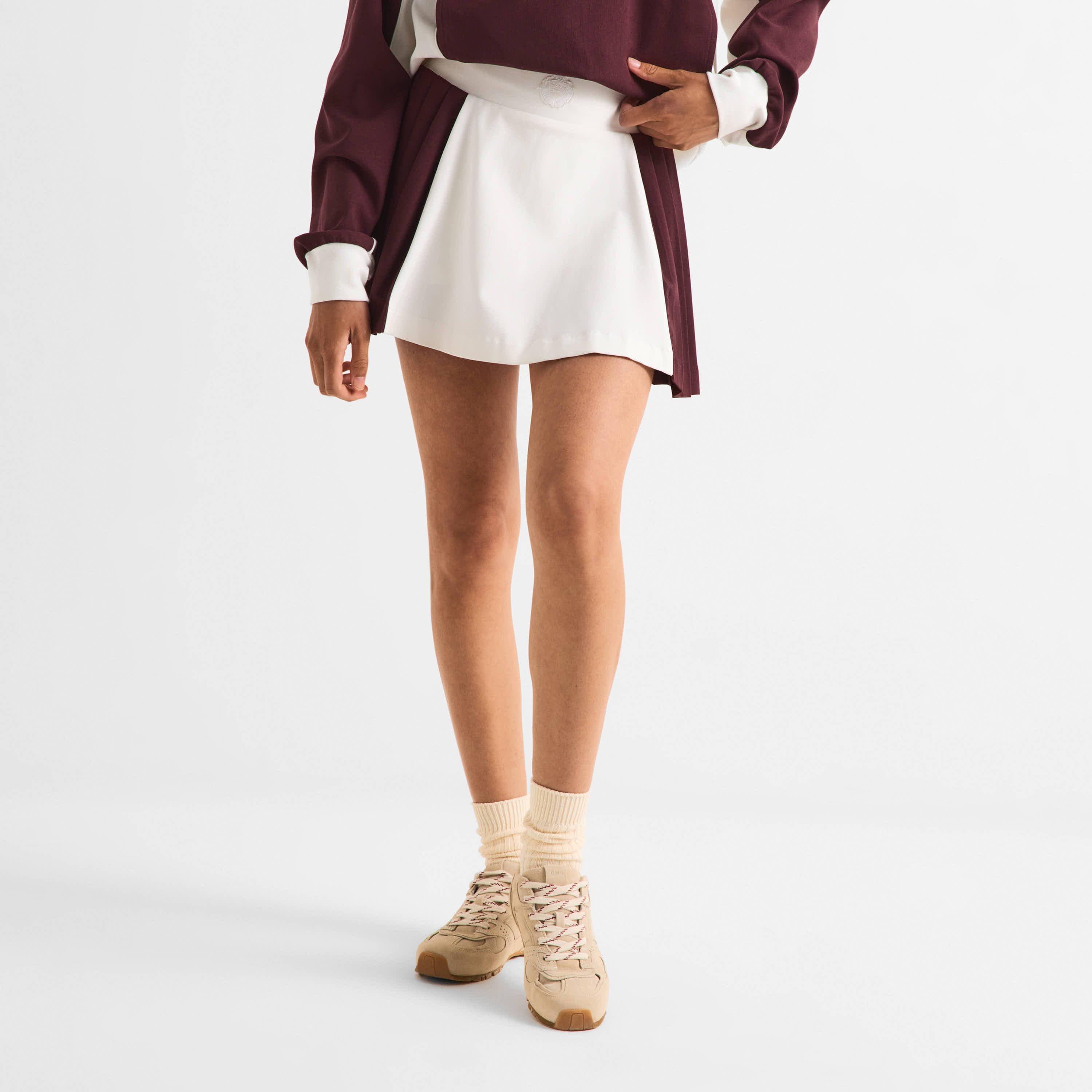 White/Burgundy - Slazenger - Off-Court Women’s Afterplay Twill Skort - 3