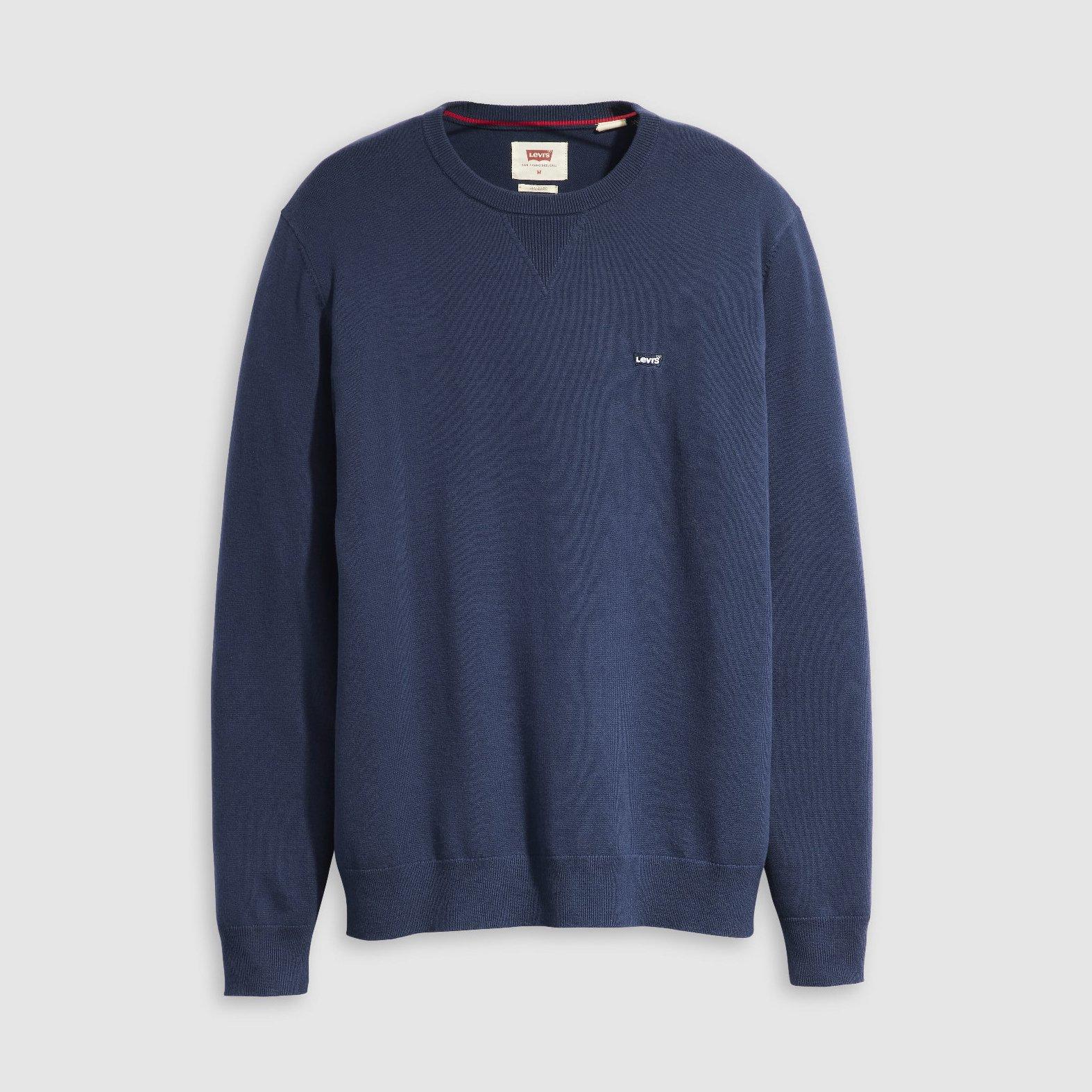 Levis Men's Lightweight Hm Sweater Mid Ton - Naval Academy - M