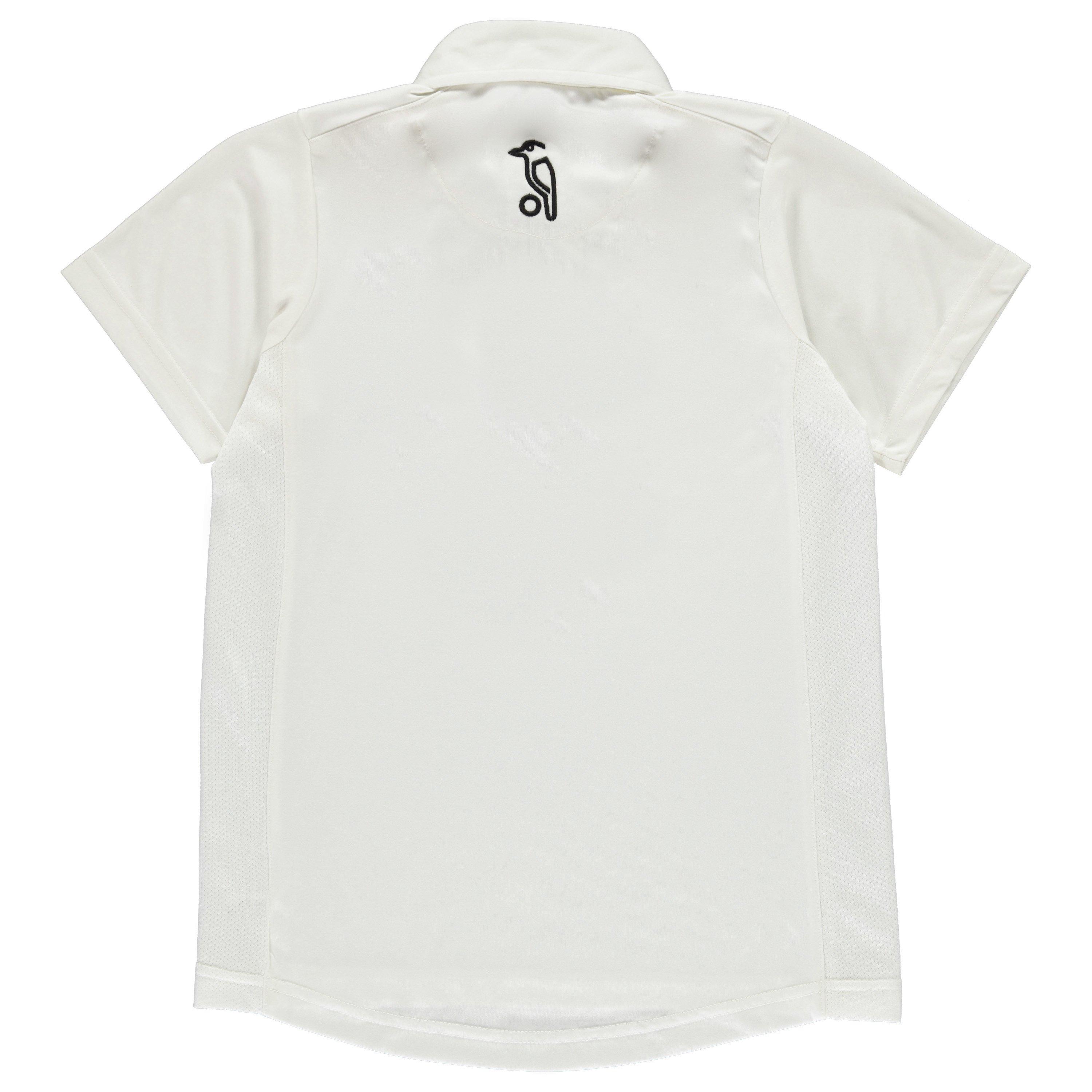 White - Kookaburra Sport - Adults Kooka Elite Short-Sleeve Cricket Shirt - 2